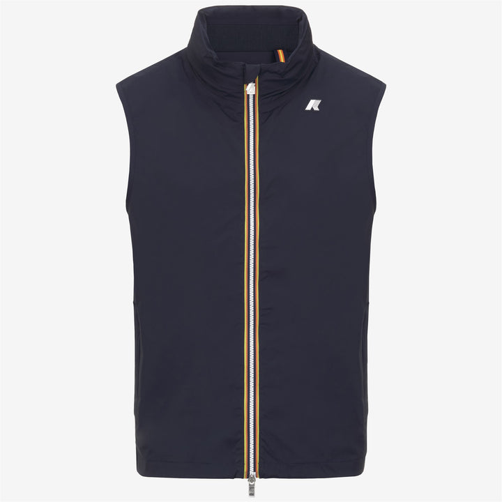 VALEN STRETCH NYLON JERSEY - Jackets - Vest - MAN - BLUE DEPTH