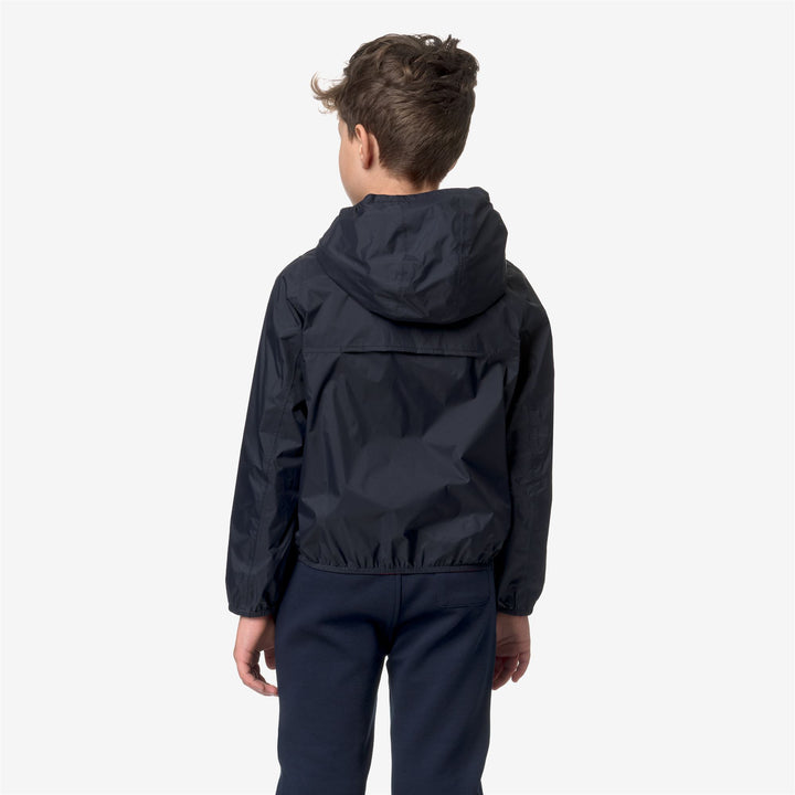 P. JAKE PLUS.2 REVERSIBLE - Jackets - Short - BOY - BLUE DEPTH-RED
