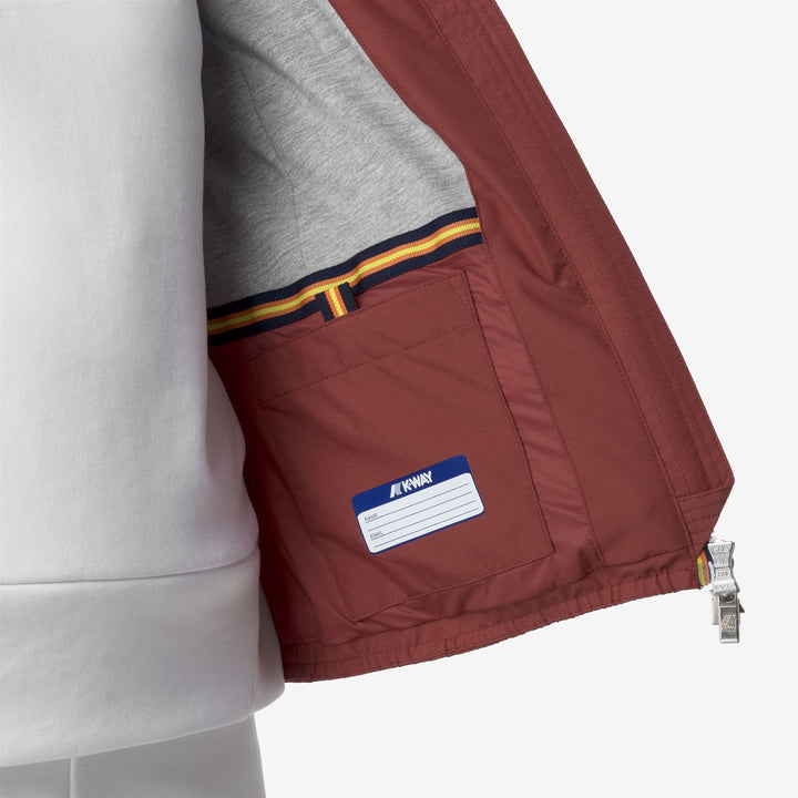 LILY STRETCH POLY JERSEY - Jackets - Short - WOMAN - RED BROWNISH