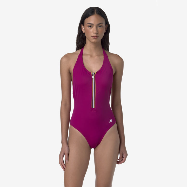 Sylvie Beach - Bathing Suits - Swimsuit - WOMAN - FUCHSIA RED BATON