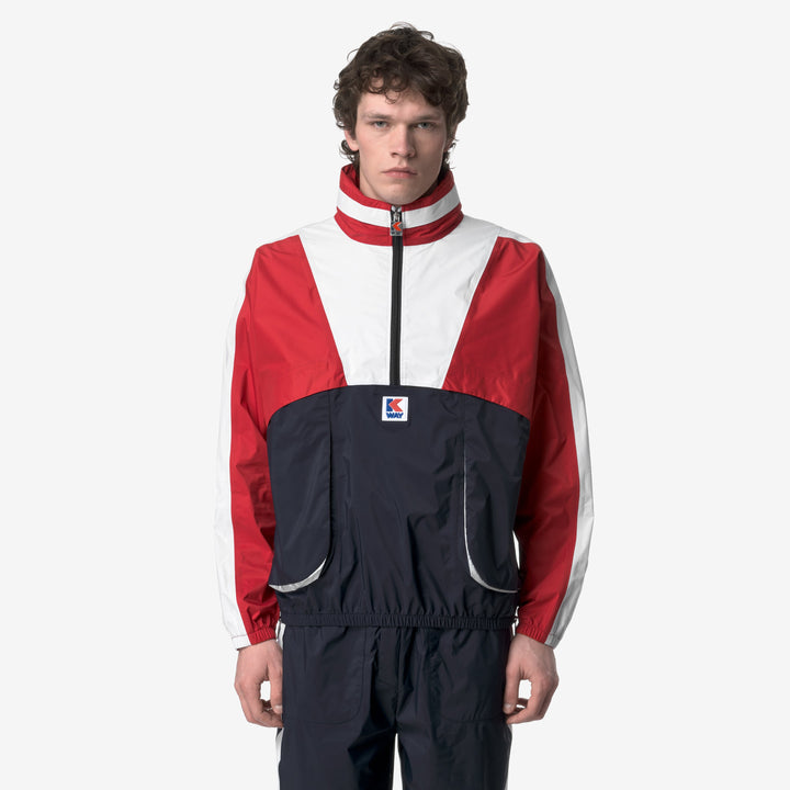 7002 HALF ZIP - Jackets - Short - UNISEX - BLUE RED WHITE