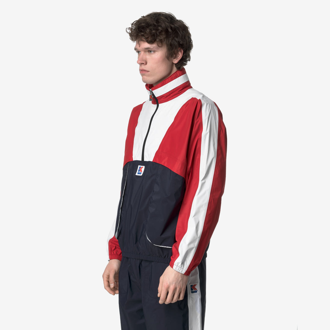 7002 HALF ZIP - Jackets - Short - UNISEX - BLUE RED WHITE