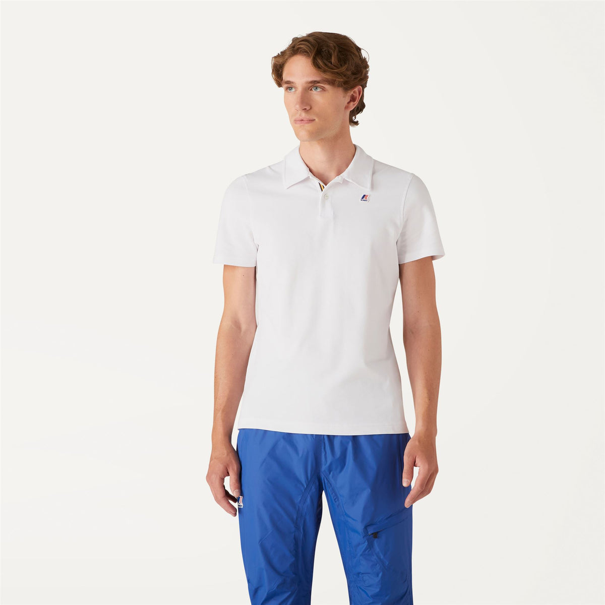 Polo Shirts_MAN_GREGOIRE TAPE_Polo_White - Commercial 4