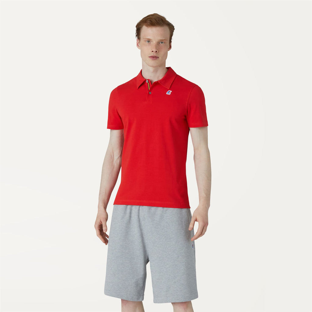 Polo Shirts_Man_GREGOIRE TAPE_Polo_Red - Commercial 4