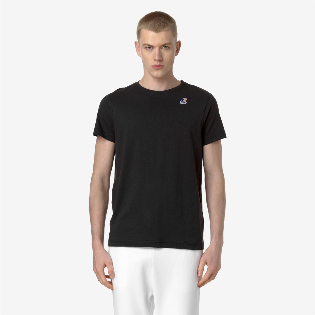 T-Shirts & Top_UNISEX_LE VRAI EDOUARD_T-Shirt_Black Pure - DressedBack