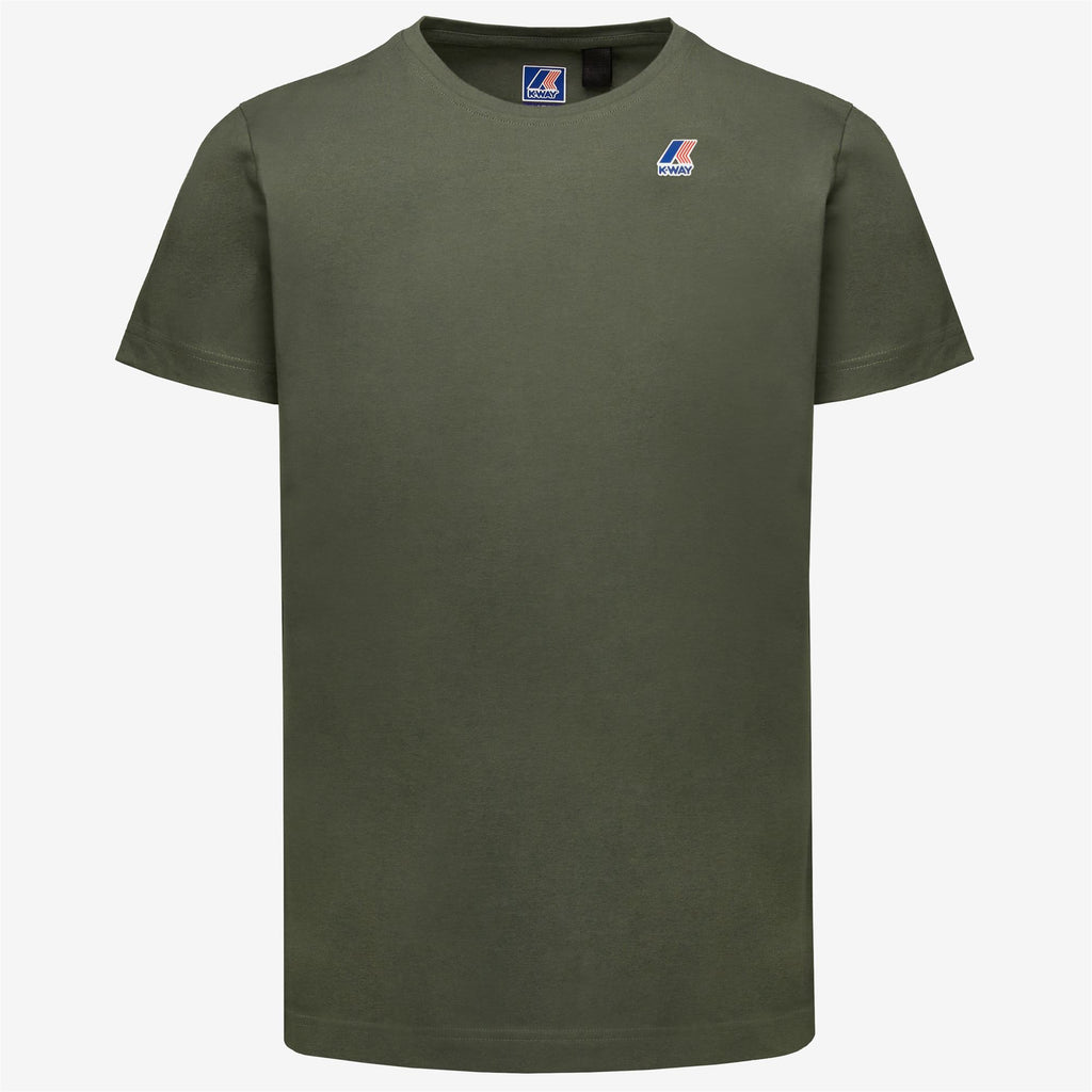T-Shirts & Top_UNISEX_LE VRAI EDOUARD_T-Shirt_GREEN BLACKISH - Commercial 1