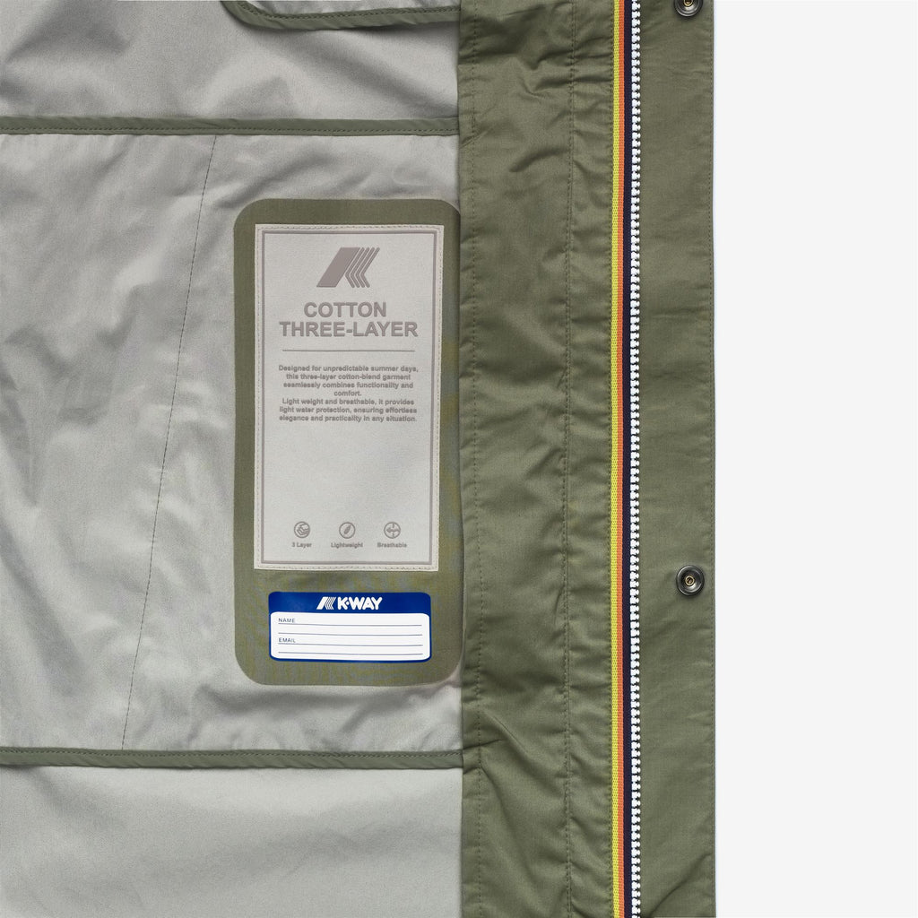 Jackets_Man_TOMMY COTTON 3LAYERS_3/4 Length_Green Lichen - Commercial 3
