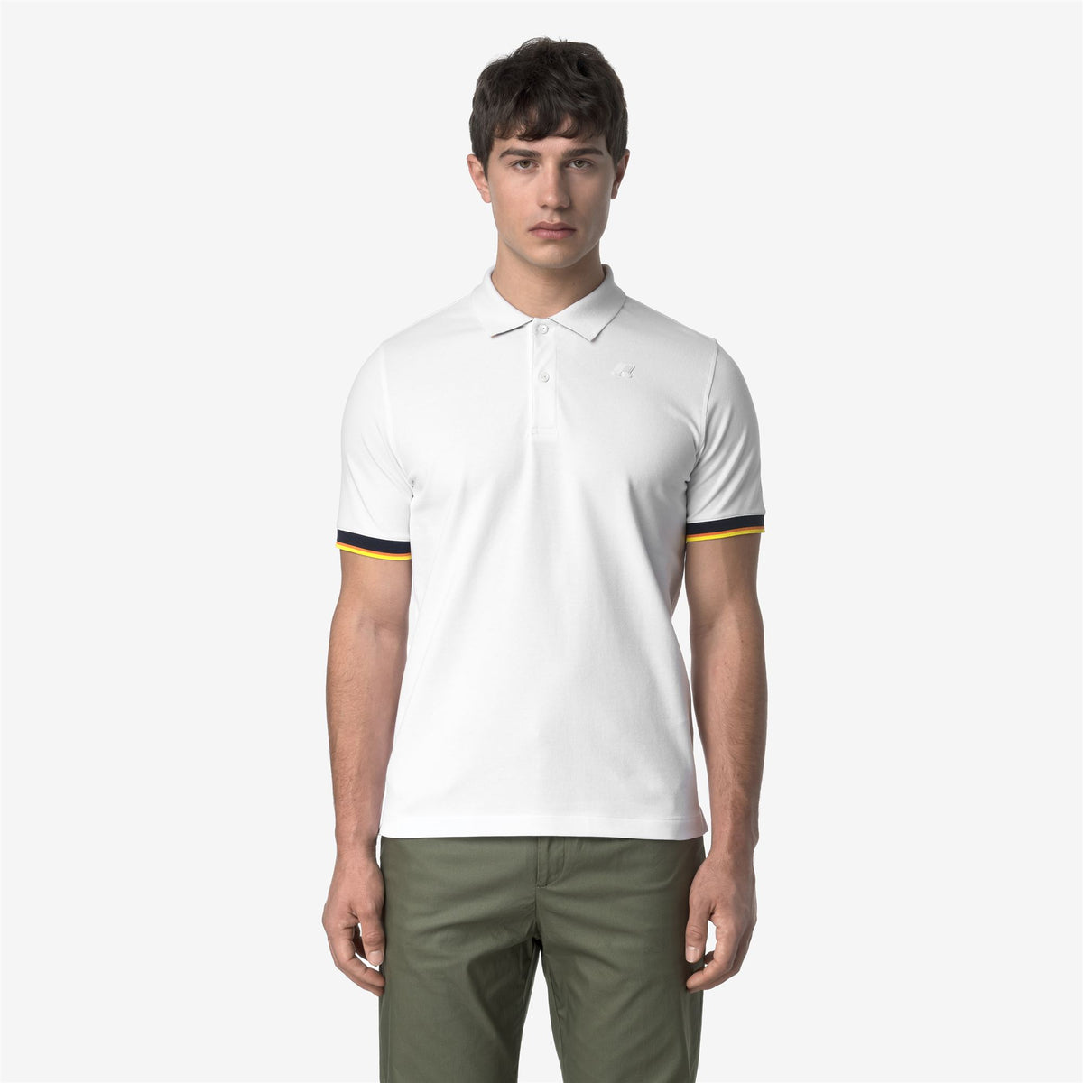 Polo Shirts_MAN_VINCENT PIQUE_Polo_White - Commercial 4
