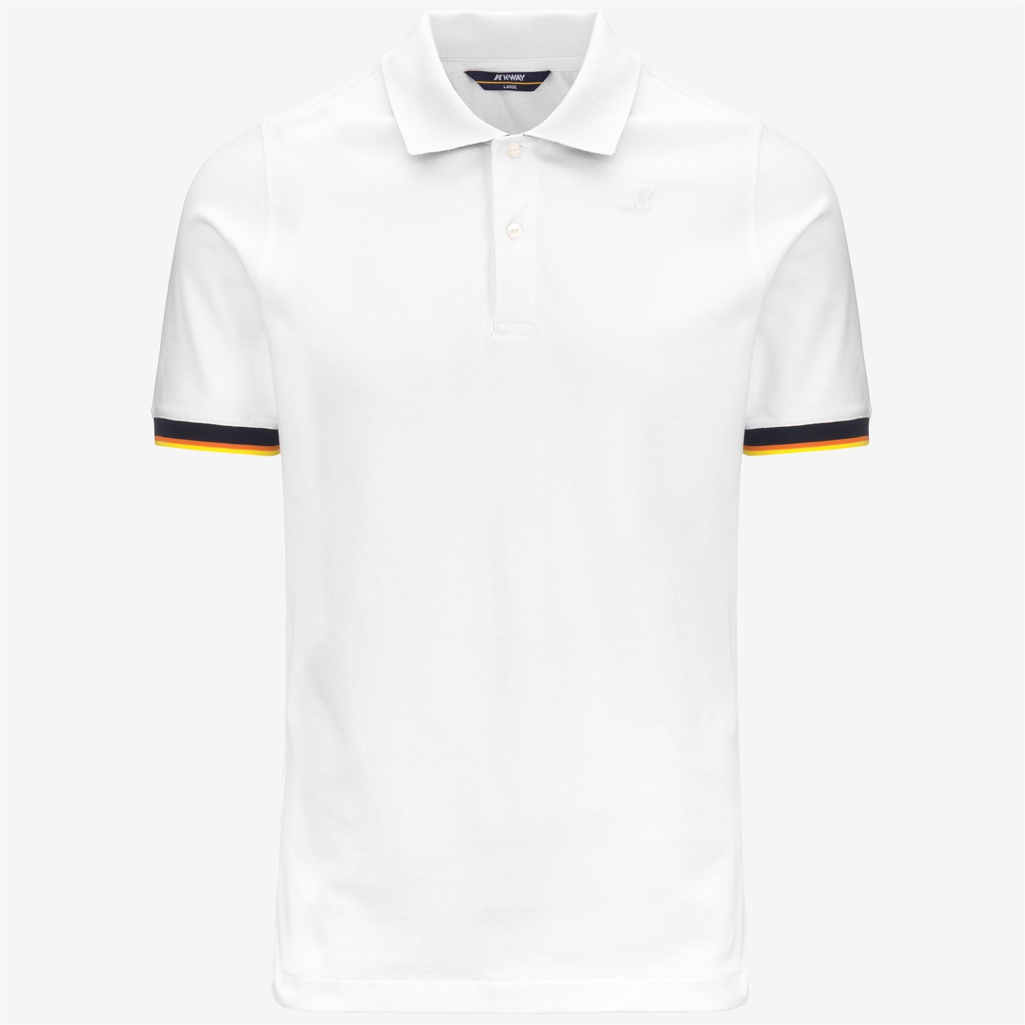 Polo Shirts_MAN_VINCENT PIQUE_Polo_White - Commercial 1