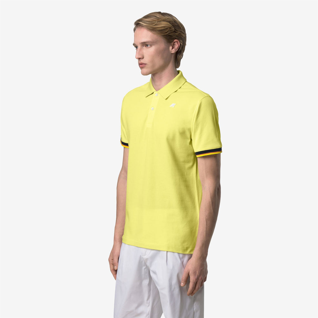 Polo Shirts_MAN_VINCENT PIQUE_Polo_Green Acacia - Commercial 5