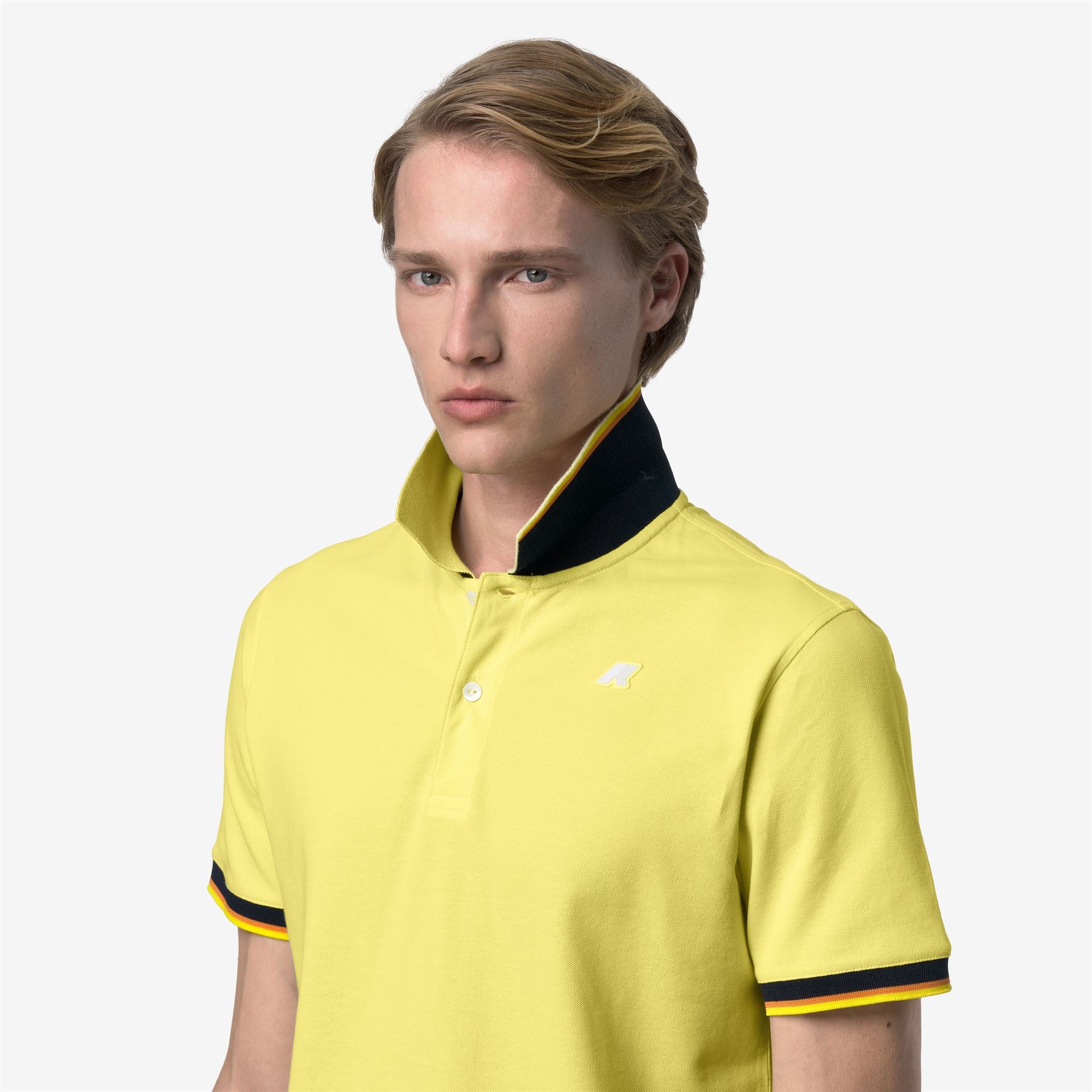 Polo Shirts_MAN_VINCENT PIQUE_Polo_Green Acacia - Commercial 7