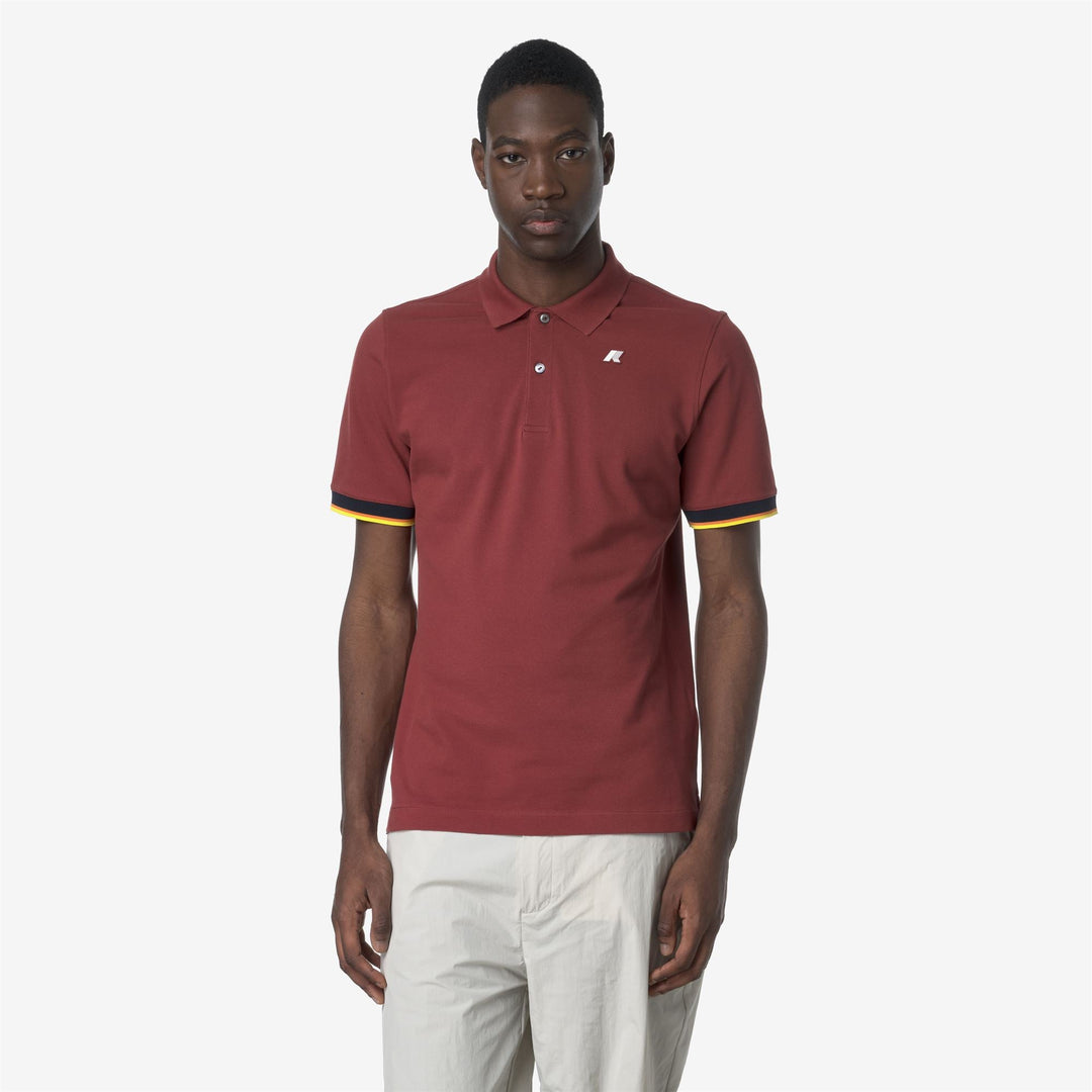 VINCENT PIQUE - Polo Shirts - Polo - MAN - RED JASPER