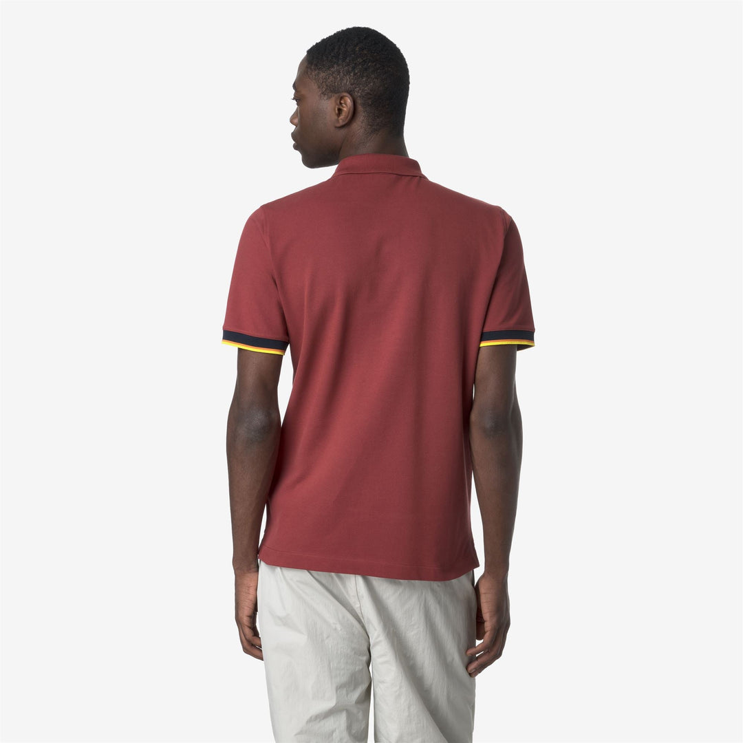 VINCENT PIQUE - Polo Shirts - Polo - MAN - RED JASPER