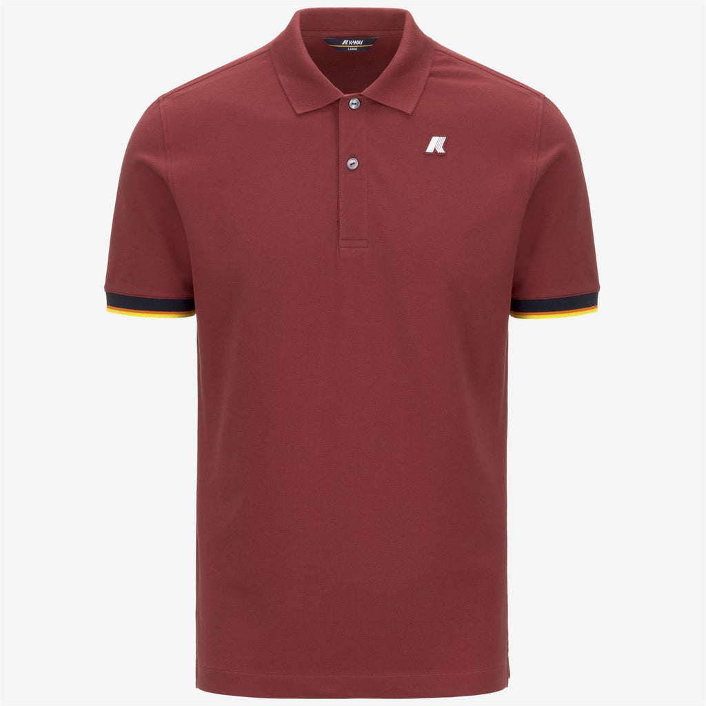 Polo Shirts_MAN_VINCENT PIQUE_Polo_Red Jasper - Commercial 1