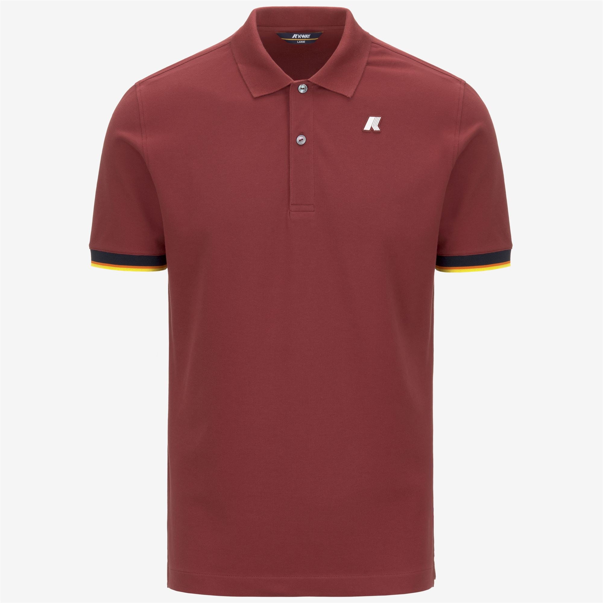 Polo Shirts_MAN_VINCENT PIQUE_Polo_Red Jasper - Commercial 1