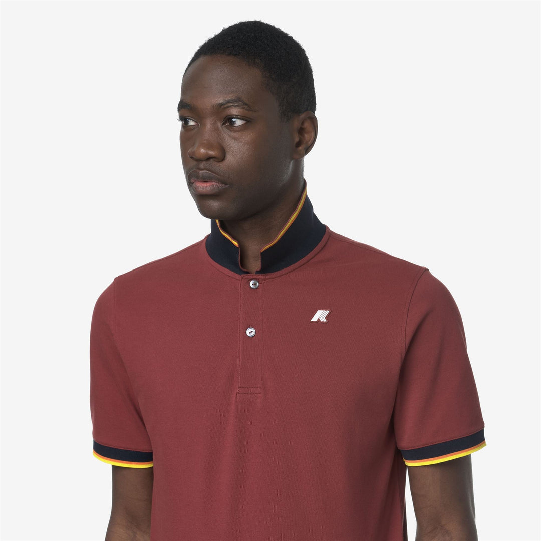 VINCENT PIQUE - Polo Shirts - Polo - MAN - RED JASPER