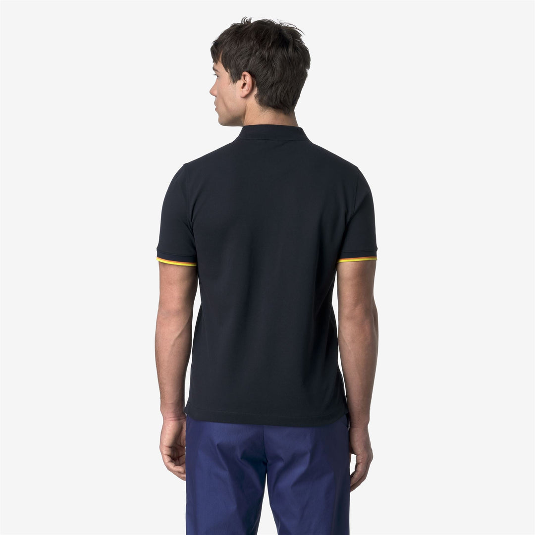VINCENT PIQUE - Polo Shirts - Polo - MAN - BLUE DEPTH