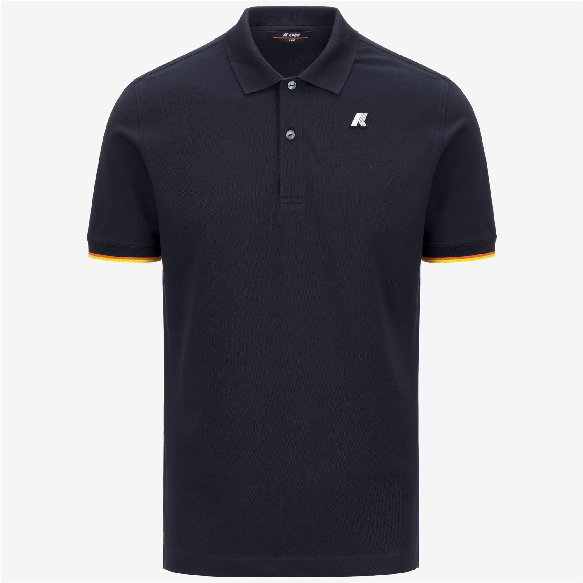 Polo Shirts_MAN_VINCENT PIQUE_Polo_Blue Depth - Commercial 1