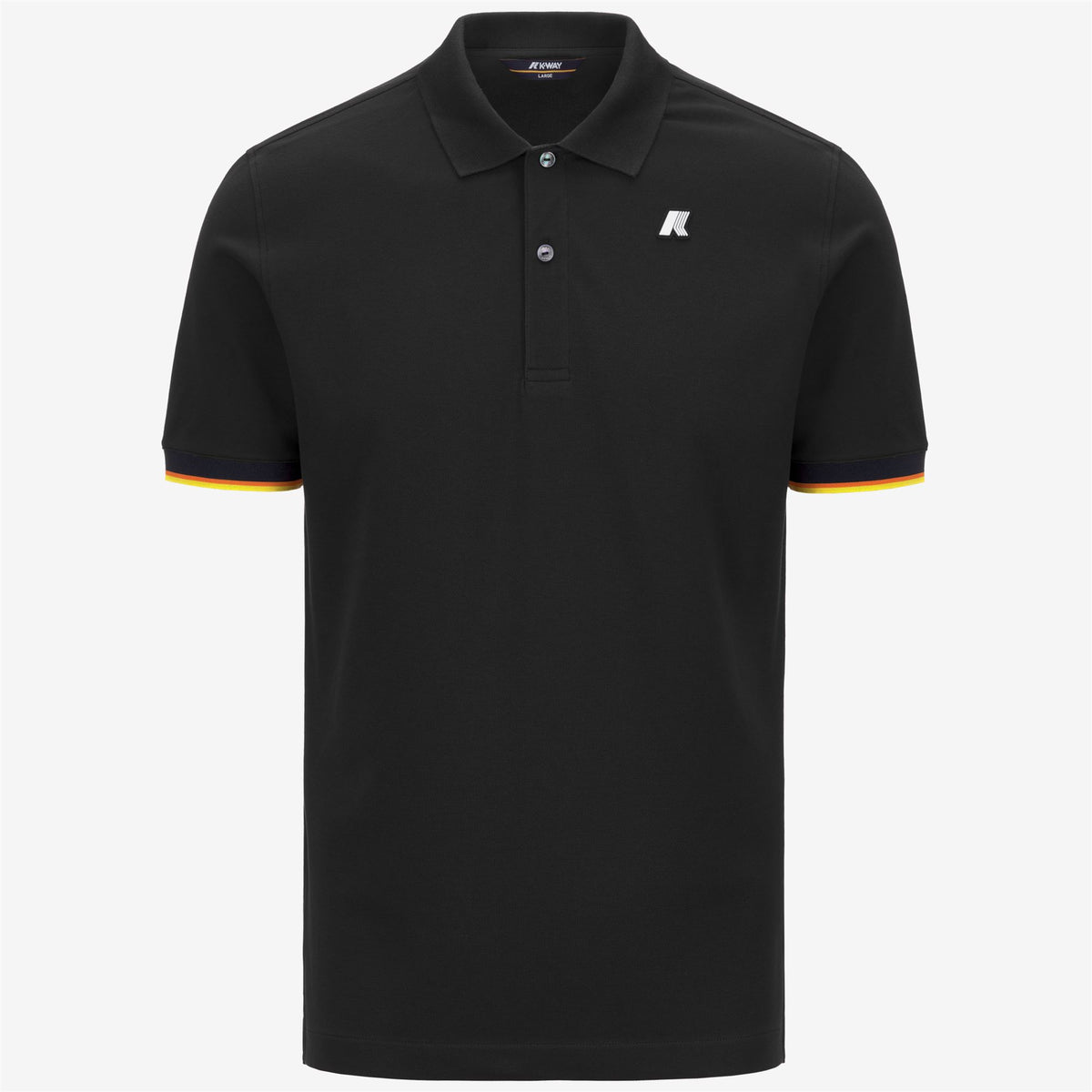 Polo Shirts_MAN_VINCENT PIQUE_Polo_Black Pure - Commercial 1