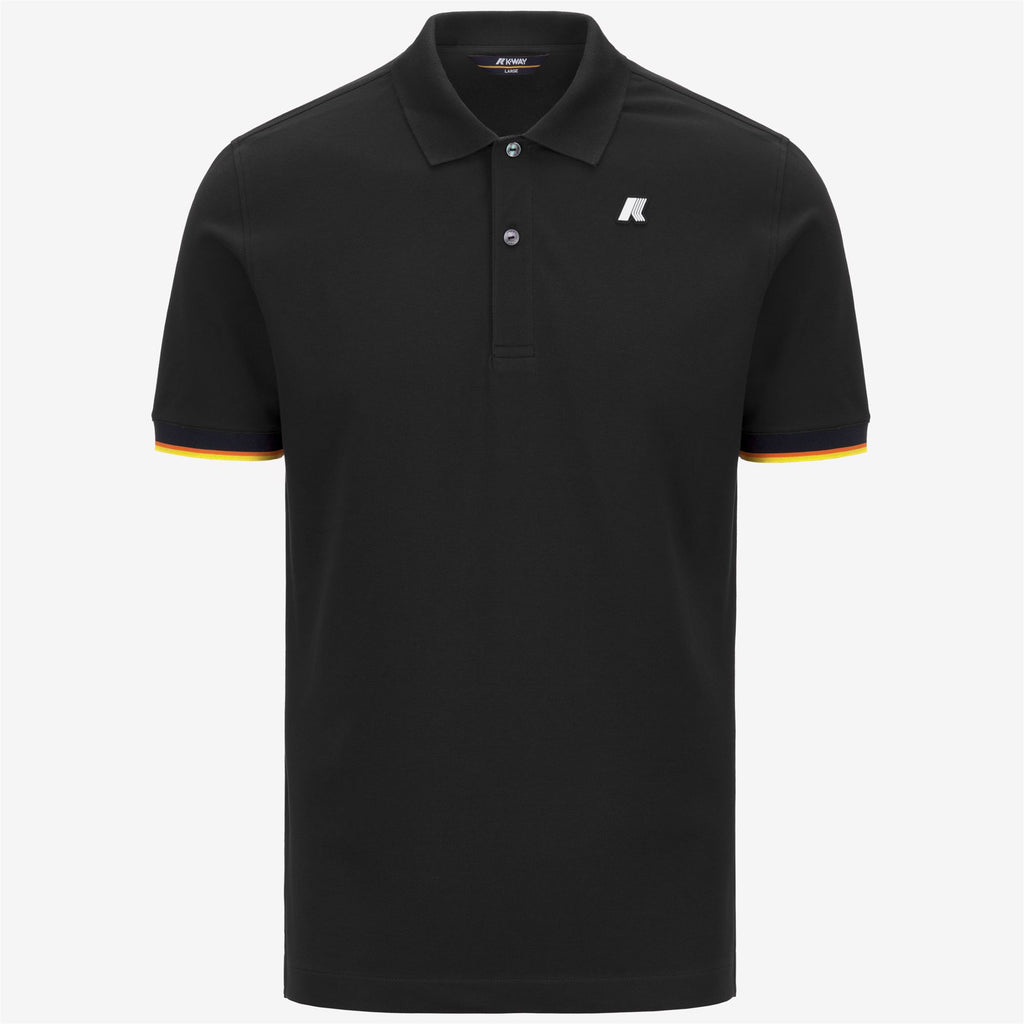 Polo Shirts_MAN_VINCENT PIQUE_Polo_Black Pure - Commercial 1