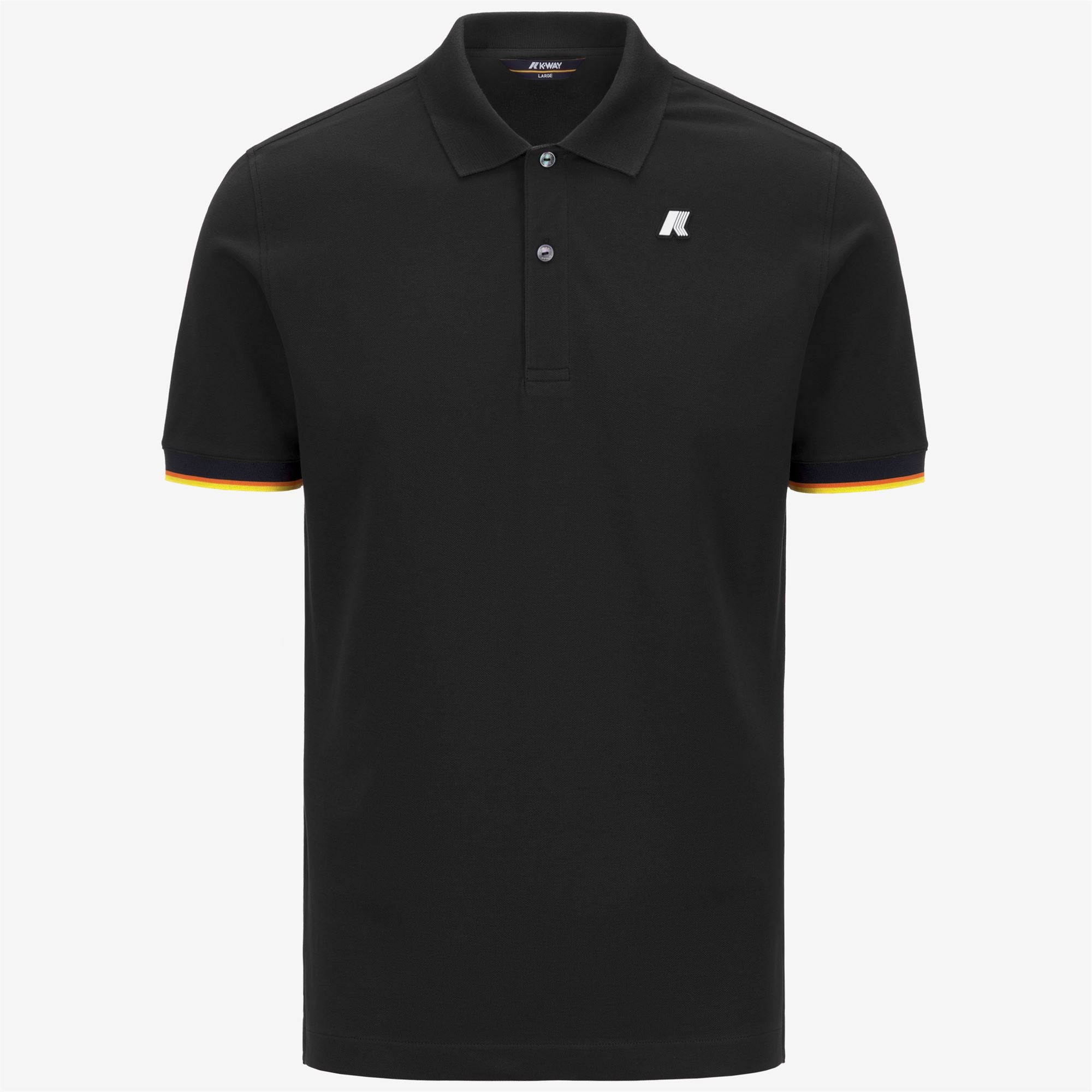 Polo Shirts_MAN_VINCENT PIQUE_Polo_Black Pure - Commercial 1