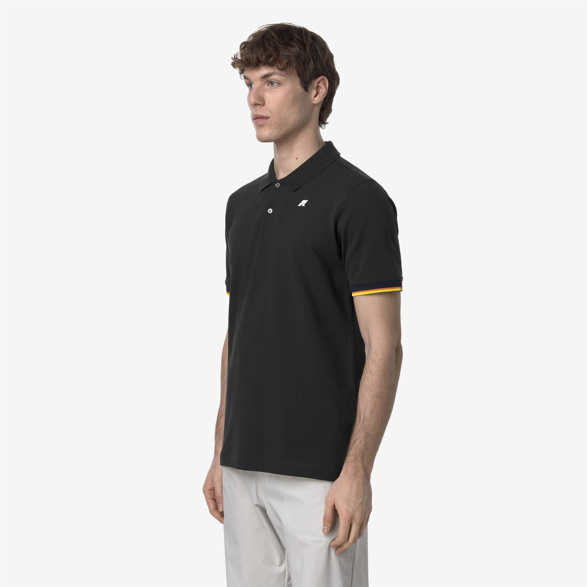 Polo Shirts_MAN_VINCENT PIQUE_Polo_Black Pure - Commercial 5