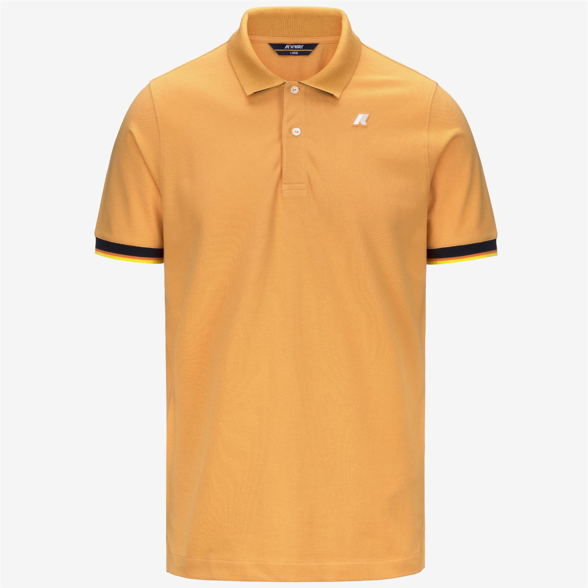 Polo Shirts_MAN_VINCENT PIQUE_Polo_Orange Amber - Commercial 1