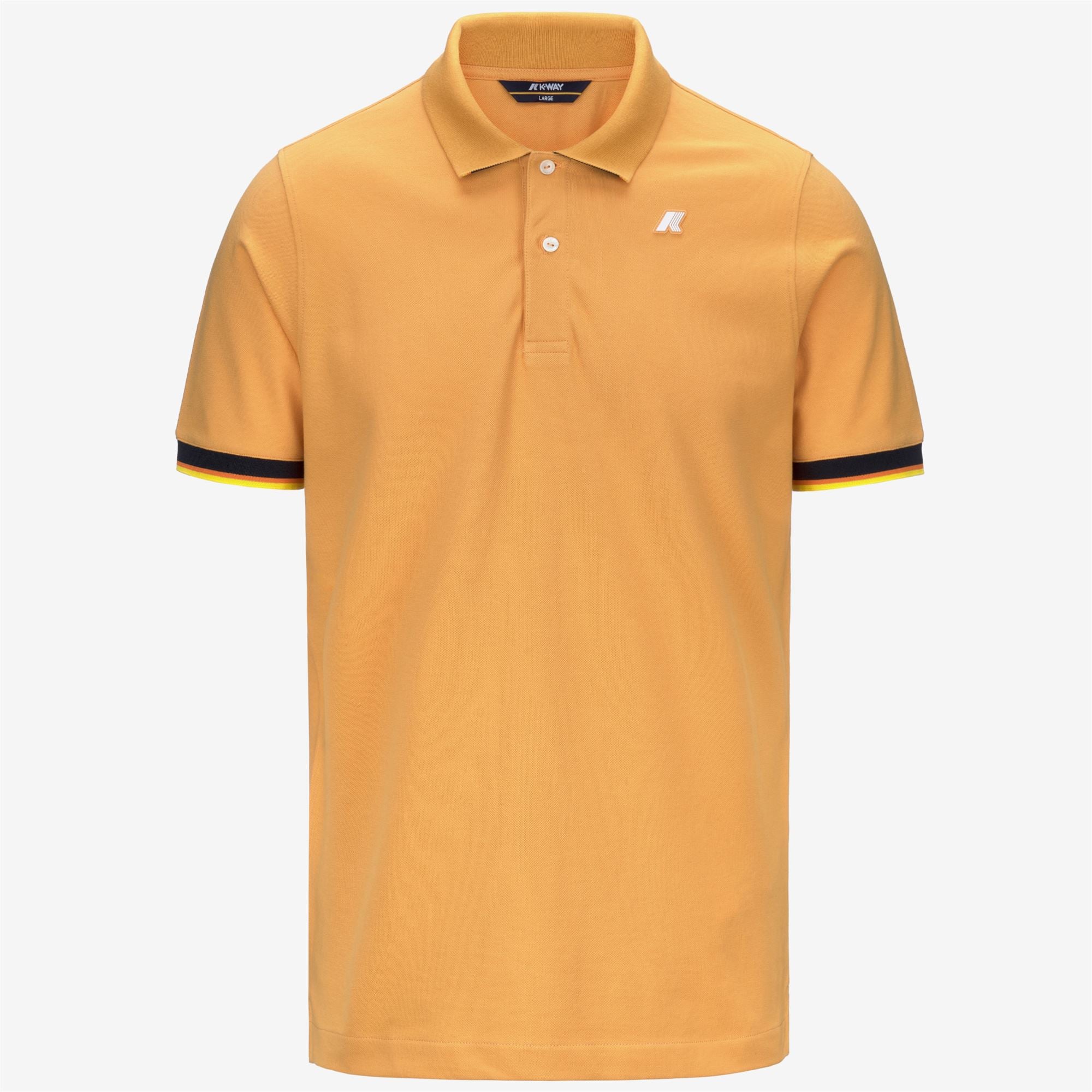 Polo Shirts_MAN_VINCENT PIQUE_Polo_Orange Amber - Commercial 1