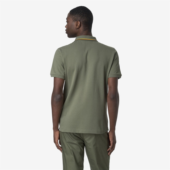 JUD PIQUE - Polo Shirts - Polo - MAN - GREEN LICHEN