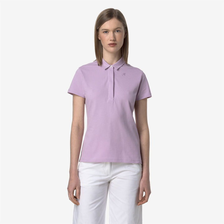 AMEDEA PIQUE - Polo Shirts - Polo - WOMAN - VIOLET LT LILAC
