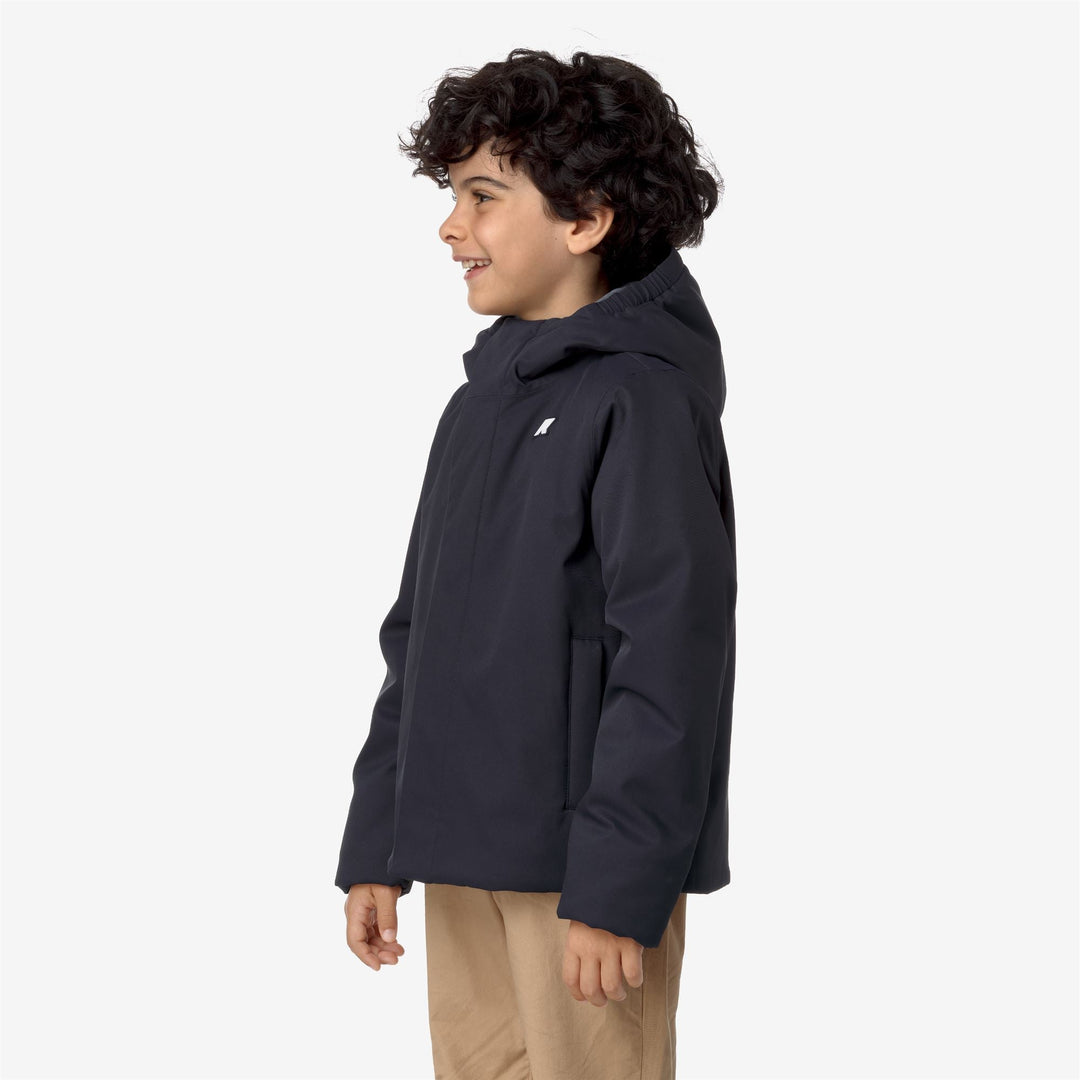 P. JACKO TWILL MARMOTTA - Jackets - Short - BOY - BLUE D-BLUE A