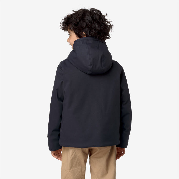 P. JACKO TWILL MARMOTTA - Jackets - Short - BOY - BLUE D-BLUE A