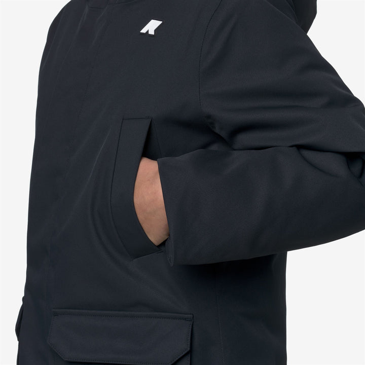 P. JARKO TWILL MARMOTTA - Jackets - Mid - BOY - Blue D-Blue A