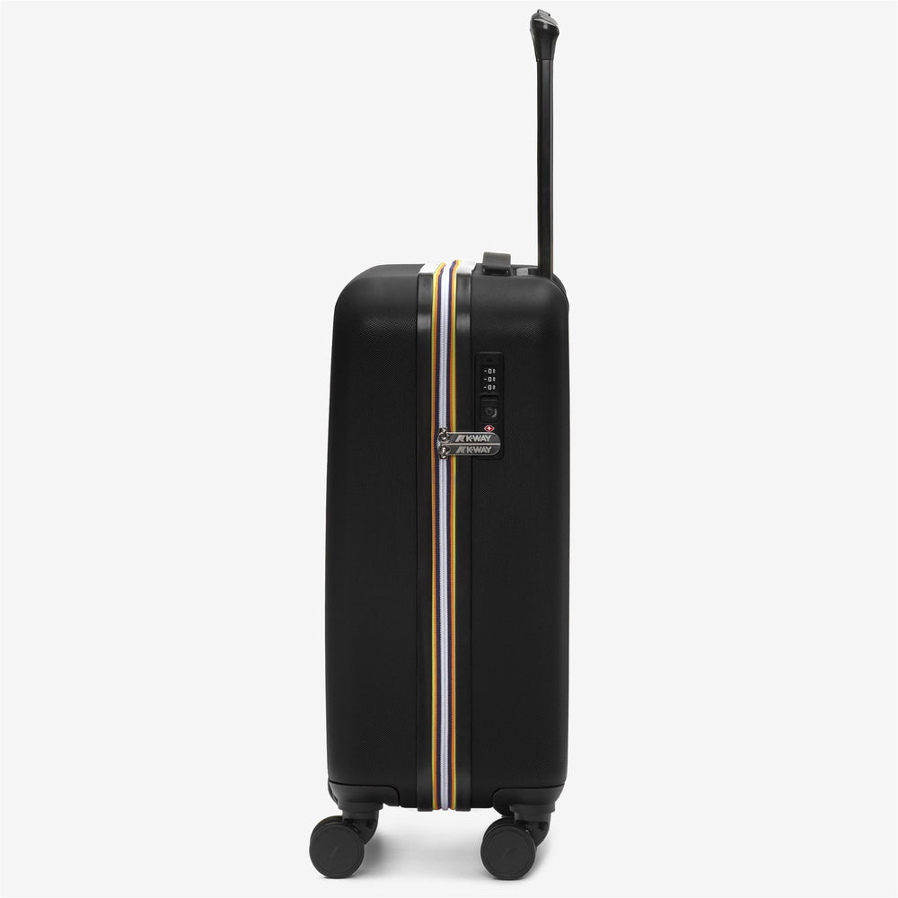 Luggage Bags_UNISEX_TROLLEY SMALL_Trolley_Black Pure - Blue Md Cobalt - DressedFront