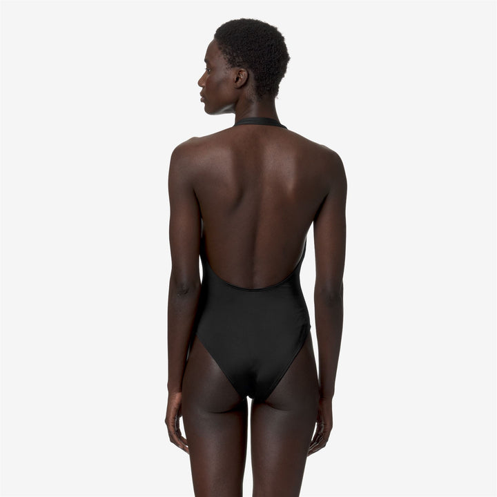 Bathing Suits_WOMAN_Sylvie Beach_Swimsuit_Black Pure - DressedFrontDouble