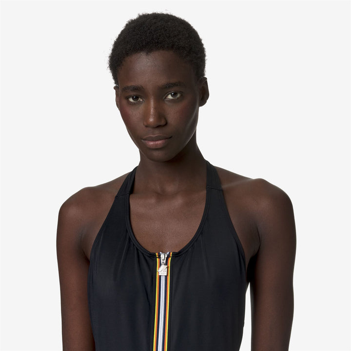 Bathing Suits_WOMAN_Sylvie Beach_Swimsuit_Black Pure - DetailDouble