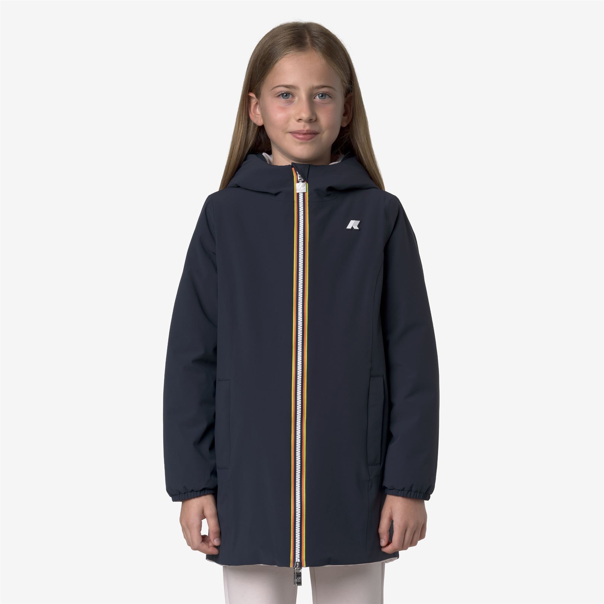 Jackets_GIRL_P. DENISE ST WARM DOUBLE_Mid_Blue Depth - Rose Hushed - Commercial 4