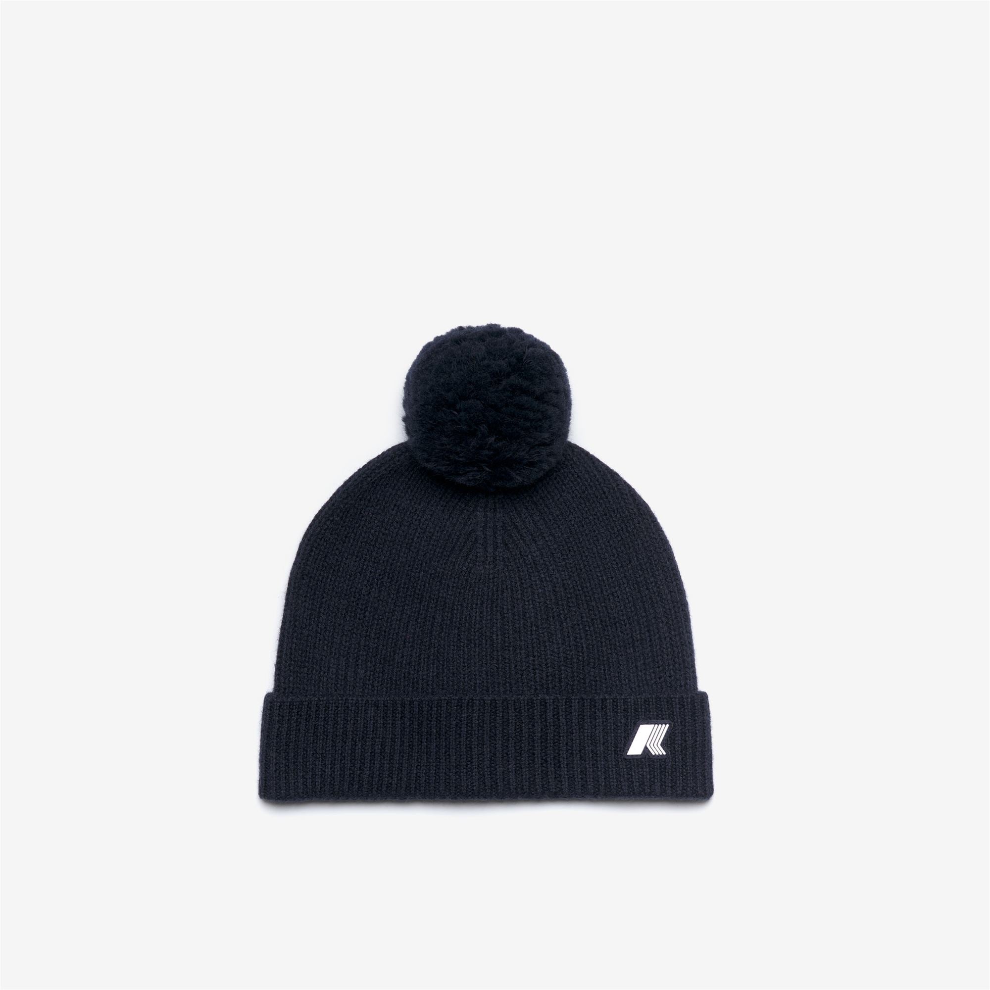 Headwear_UNISEX_VINCIENNE CARDIGAN STITCH WOOL_Hat_Blue Depth Melange - Commercial 1