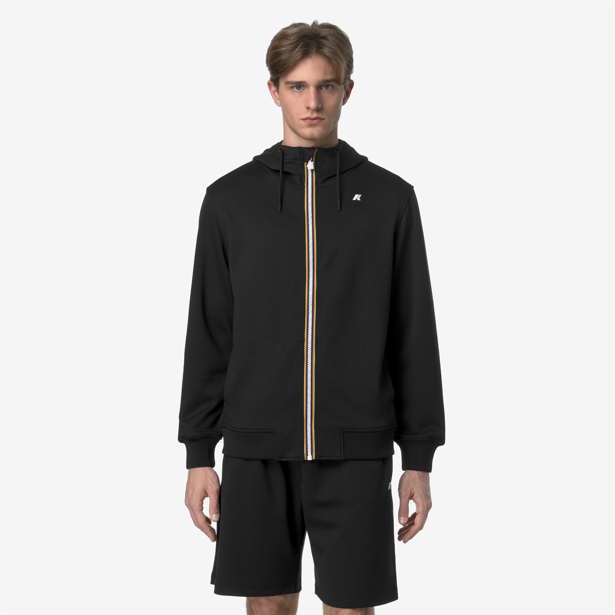 Fleece_MAN_RAINER LIGHT SPACER_Jacket_Black Pure - Commercial 4