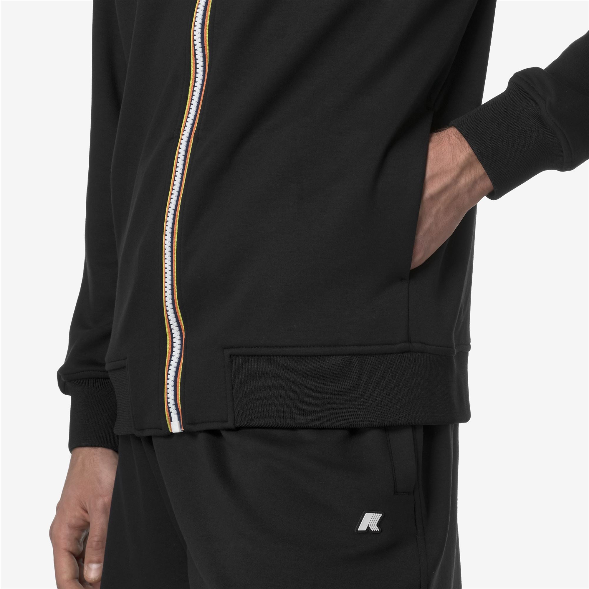 Fleece_MAN_RAINER LIGHT SPACER_Jacket_Black Pure - Commercial 7