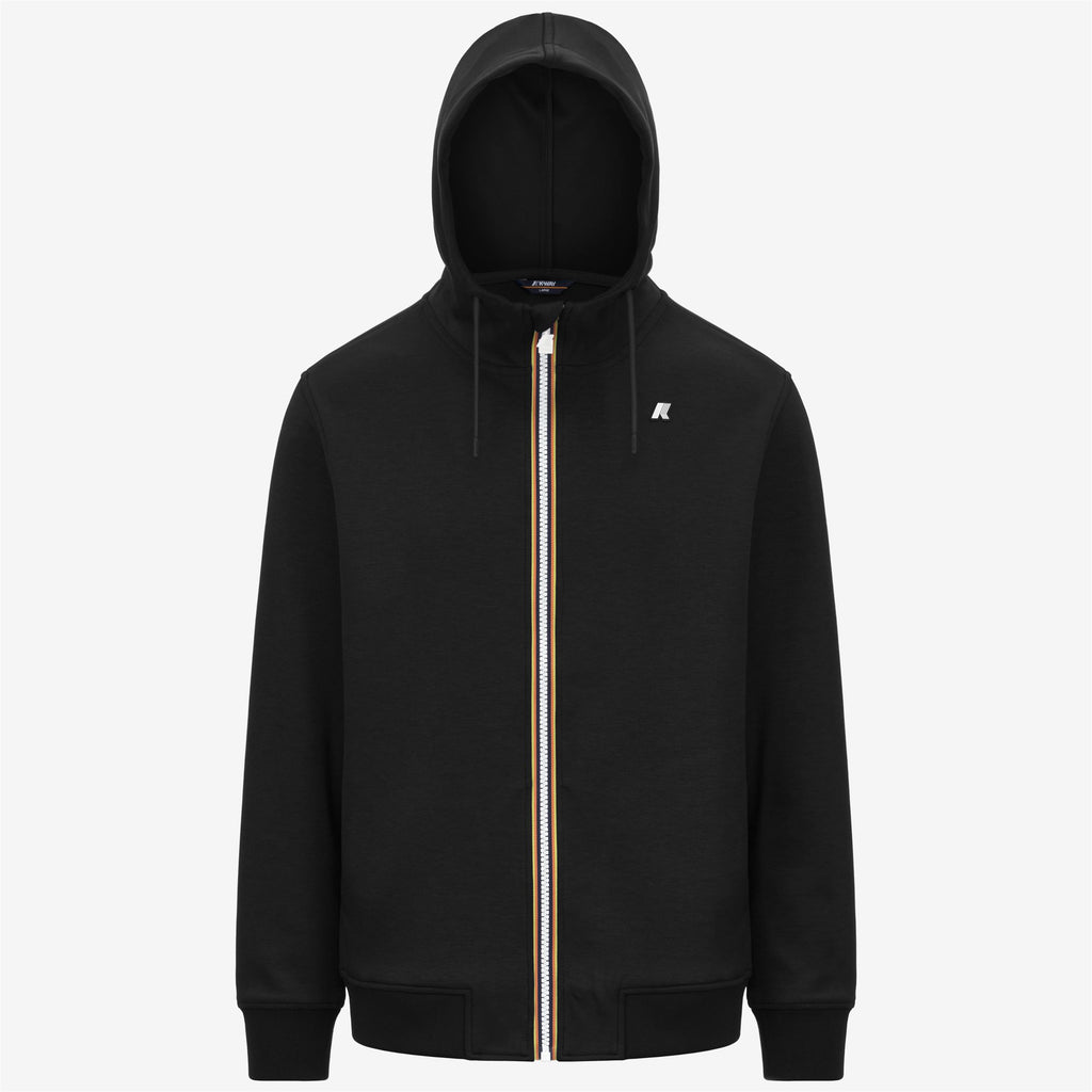 Fleece_MAN_RAINER LIGHT SPACER_Jacket_Black Pure - Commercial 1