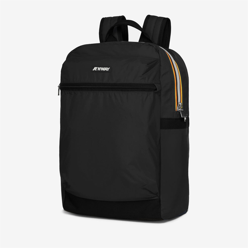 Bags_UNISEX_LAON_Backpack_Black Pure - DressedFront