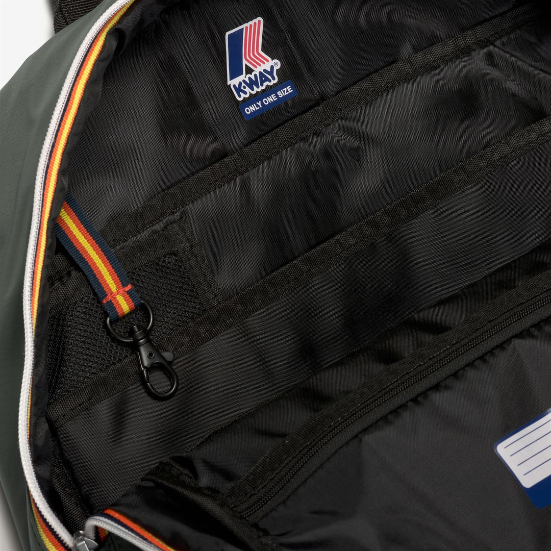 LAON - Bags - Backpack - UNISEX - GREEN BLACKISH