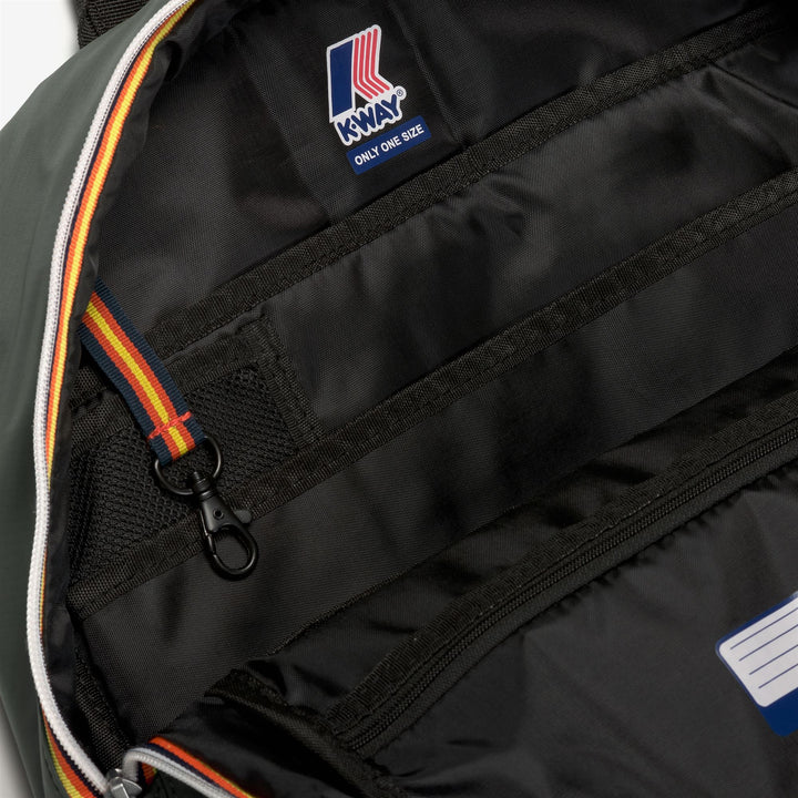 Bags_UNISEX_LAON_Backpack_GREEN BLACKISH - DressedSide