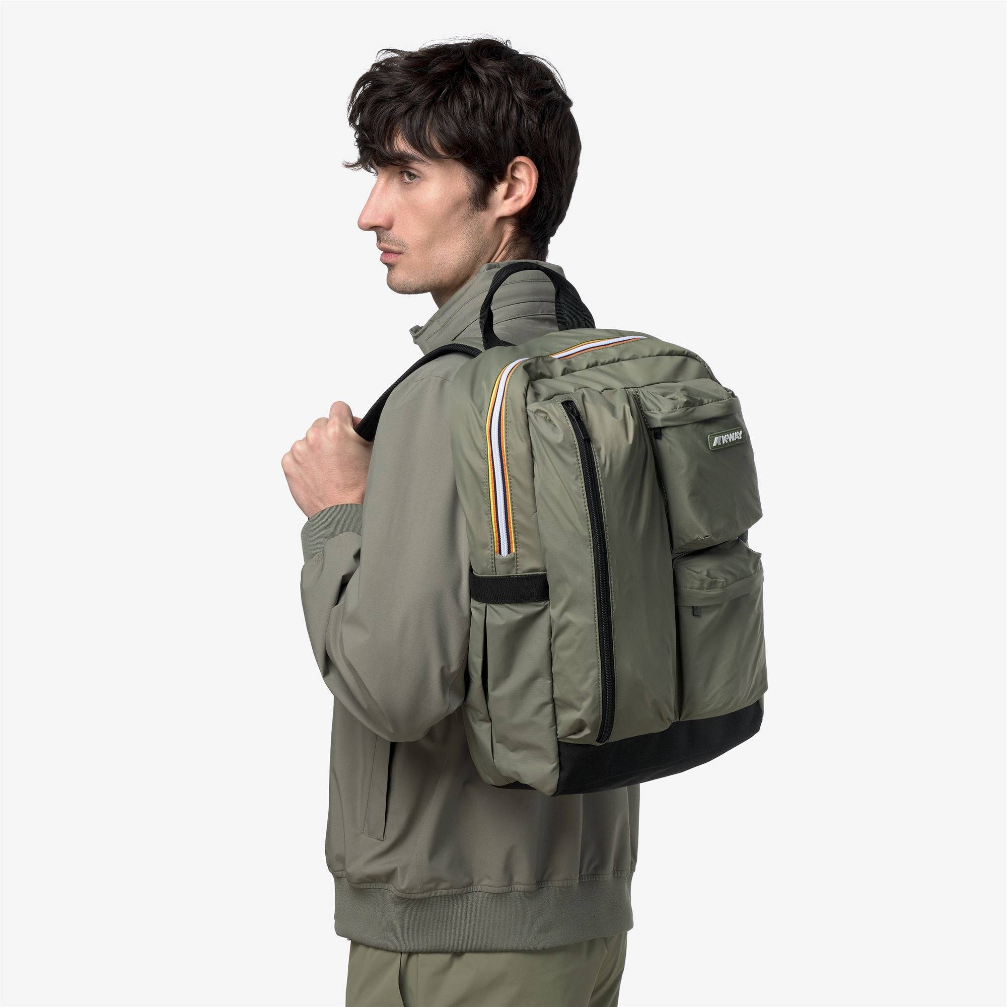 Bags_Unisex_AMBERT_Backpack_Green Lichen - Commercial 5