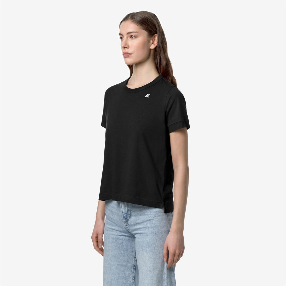 T-Shirts & Top_WOMAN_EMEL JERSEY_T-Shirt_Black Pure - Detail