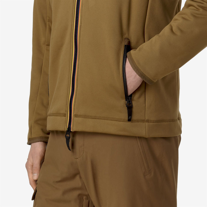 LECREY - Fleece - Jacket - MAN - Brown Corda