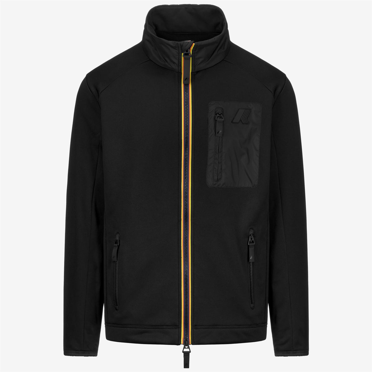 Fleece_MAN_LECREY_Jacket_Black Pure - Commercial 1