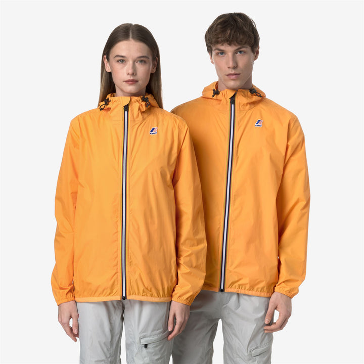 Jackets_UNISEX_LE VRAI 4.0 CLAUDE_Mid_Orange - DetailDouble