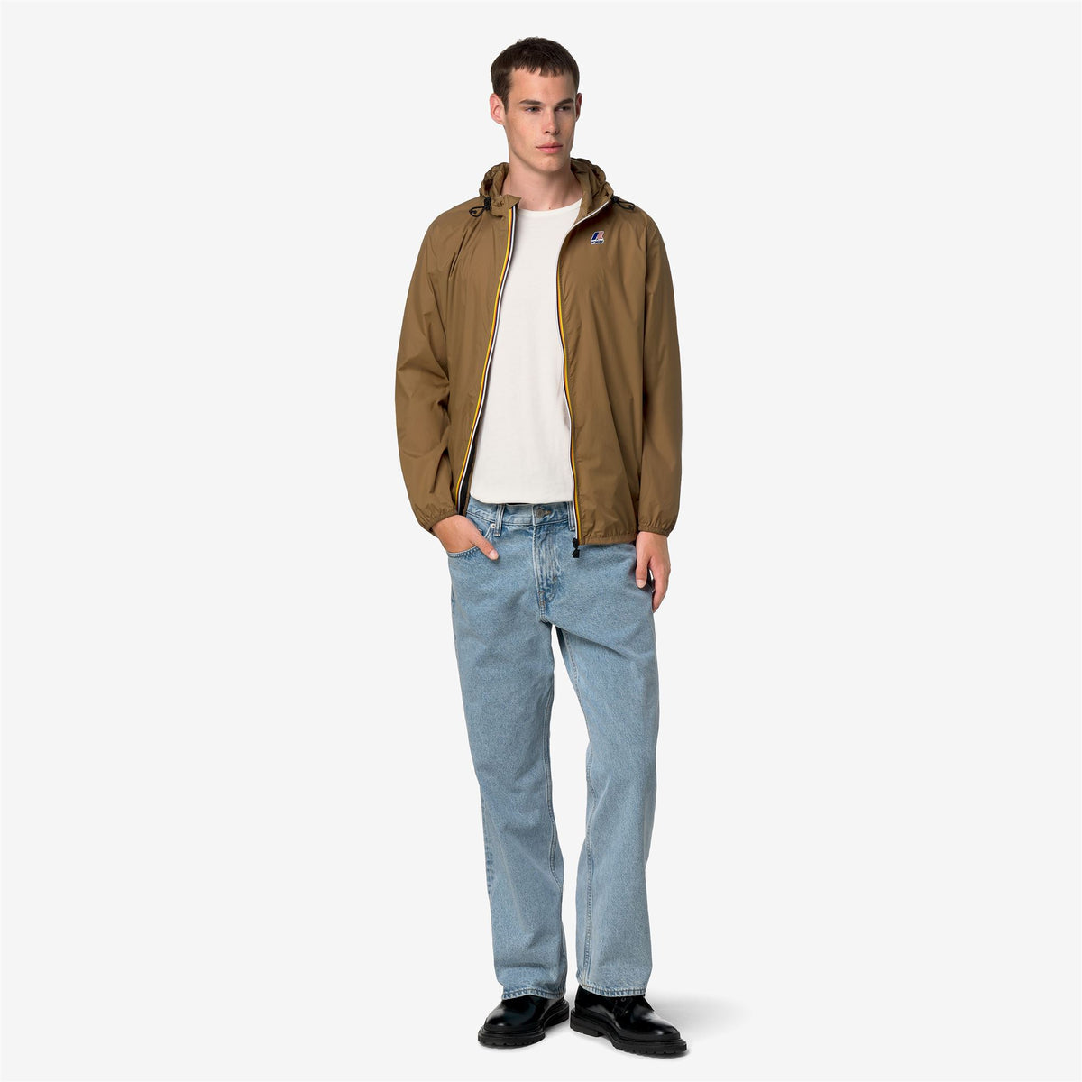 Jackets_UNISEX_LE VRAI 4.0 CLAUDE_Mid_Brown Corda - Commercial 1